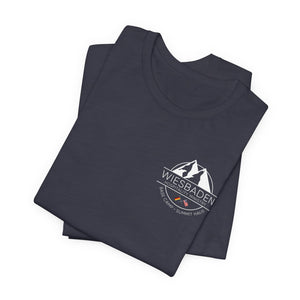 WHM - Flags on Sleeves - Unisex Jersey Short Sleeve Tee