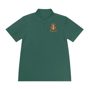 CAB Sword - Orange text - Men's Sport Polo Shirt