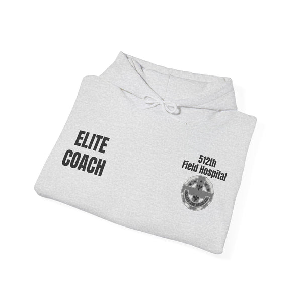Elite Coach - 512th Field Hospital - Unisex Heavy Blend™ Hooded Sweatshirt