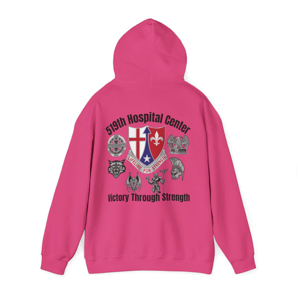 Elite Coach - 512th Field Hospital - Unisex Heavy Blend™ Hooded Sweatshirt