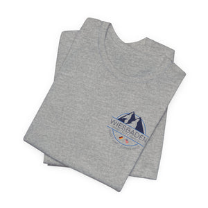 WHM - Flags on Sleeves - Unisex Jersey Short Sleeve Tee