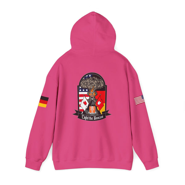 USANEC-S  Flags on Sleeves  Unisex Heavy Blend™ Hooded Sweatshirt