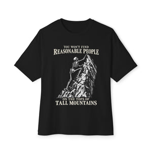 Reasonable People - Unisex Oversized Boxy Tee