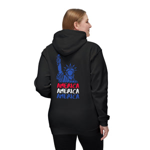 America x3!!! - Unisex Hooded Sweatshirt, Made in US