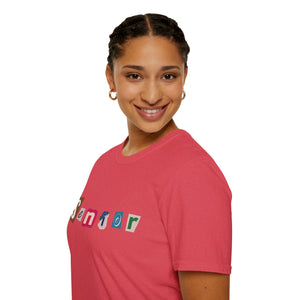 Senior - Adult Sizing - Blank Back - Unisex Softstyle T-Shirt