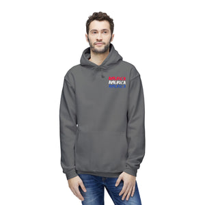 America x 3 - Unisex Hooded Sweatshirt, Made in USA