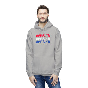 America x3!!! - Unisex Hooded Sweatshirt, Made in US