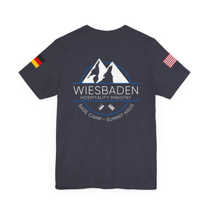 WHM - Flag on Sleeves - Unisex Jersey Short Sleeve Tee