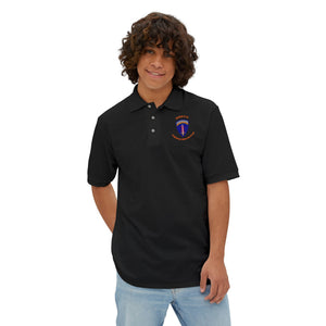 COP U'R-AF - Orange text - Men's Piqué Polo