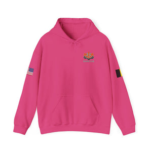 509th SSB - Flags on Sleeves - Unisex Heavy Blend™ Hooded Sweatshirt