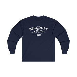 BERGDORF 75 Unisex Ultra Cotton Long Sleeve Tee