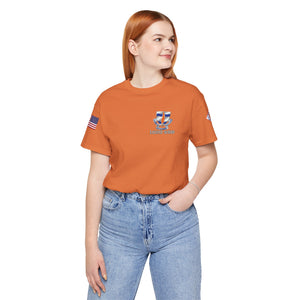 102d SSB - Sleeve with USA/2TSB - Unisex Jersey Short Sleeve Tee