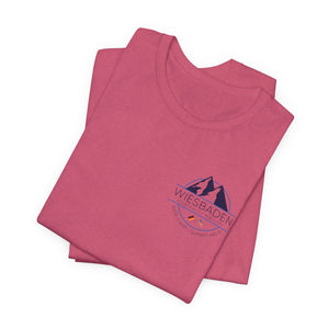 WHM - Flags on Sleeves - Unisex Jersey Short Sleeve Tee