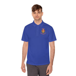 COP Sword - Orange text - Men's Sport Polo Shirt