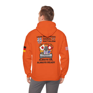 S4 - Option 1 - 102D SSB - Flags on Sleeves - Unisex Heavy Blend™ Hooded Sweatshirt