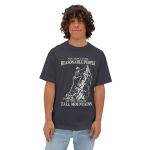 Reasonable People - Unisex Oversized Boxy Tee