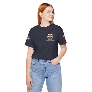 102d SSB - Sleeve with USA/2TSB - Unisex Jersey Short Sleeve Tee