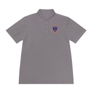 AAB U'R-AF -Orange text - Men's Sport Polo Shirt