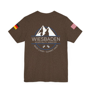 WHM - Flag on Sleeves - Unisex Jersey Short Sleeve Tee