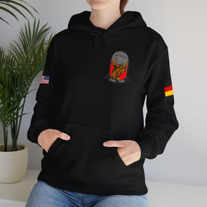 Titan 5 Call Sign -  USANEC-S - Flags on Sleeves - Unisex Heavy Blend™ Hooded Sweatshirt