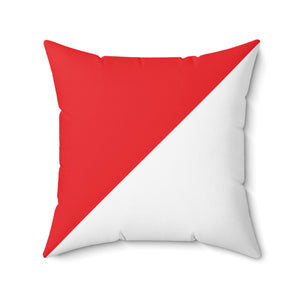 Signal Flag - Triangle - Spun Polyester Square Pillow