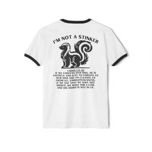 I'M A STINKER - Unisex Cotton Ringer T-Shirt