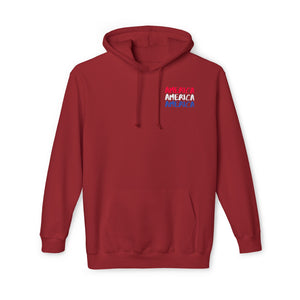 America x 3 - Unisex Hooded Sweatshirt, Made in USA