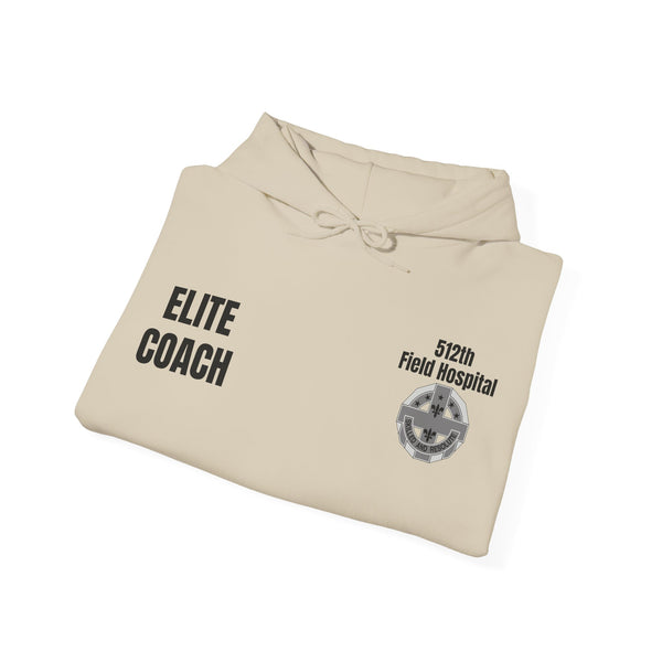 Elite Coach - 512th Field Hospital - Unisex Heavy Blend™ Hooded Sweatshirt