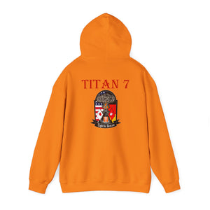 Titan 7 Call Sign - No Flags on Sleeves - USANEC-S - Unisex Heavy Blend™ Hooded Sweatshirt