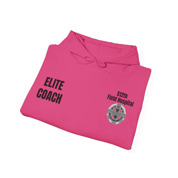 Elite Coach - 512th Field Hospital - Unisex Heavy Blend™ Hooded Sweatshirt