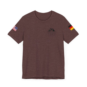 WHM - Flag on Sleeves - Unisex Jersey Short Sleeve Tee