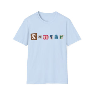 Senior - Adult Sizing - Blank Back - Unisex Softstyle T-Shirt