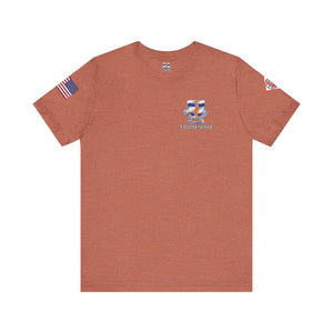 102d SSB - Sleeve with USA/2TSB - Unisex Jersey Short Sleeve Tee