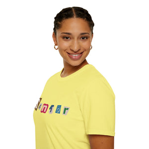 Senior - Adult Sizing - Blank Back - Unisex Softstyle T-Shirt