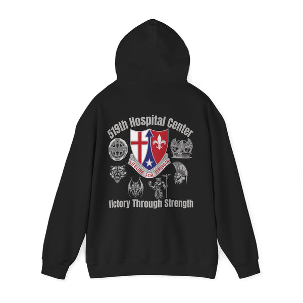 Elite Coach - 512th Field Hospital - Unisex Heavy Blend™ Hooded Sweatshirt