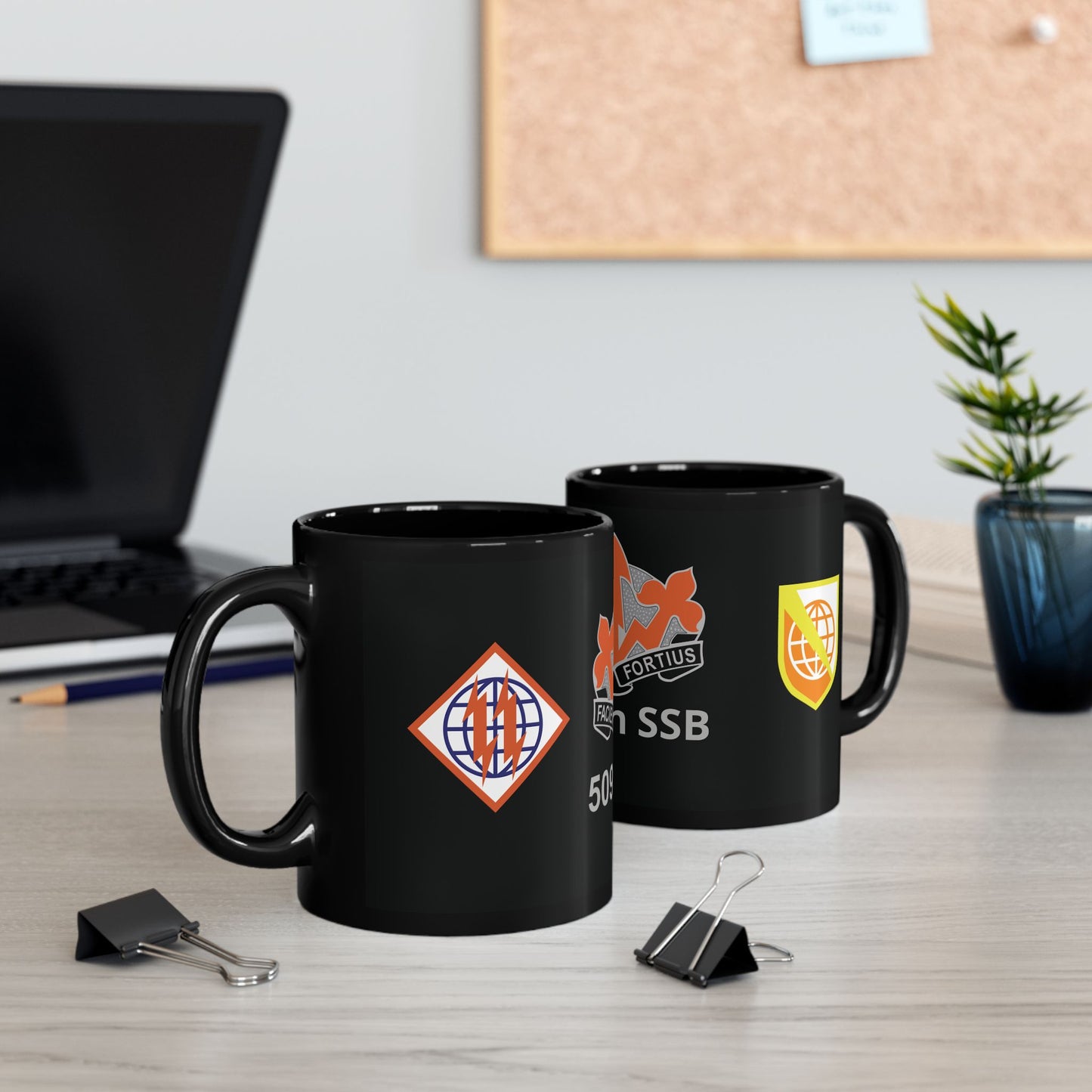 509th SSB -  Black Mug (11oz, 15oz)