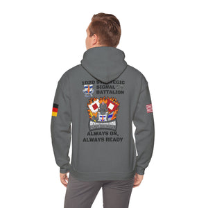 S4 - Option 1 - 102D SSB - Flags on Sleeves - Unisex Heavy Blend™ Hooded Sweatshirt