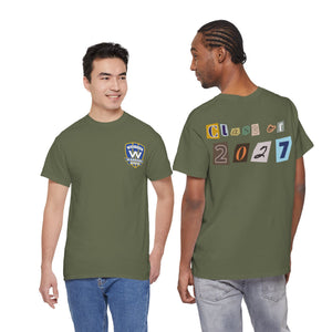 WHS Class of 2027 - Adult Sizes - Unisex Heavy Cotton Tee