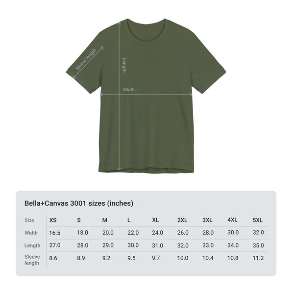 WHM - Flag on Sleeves - Unisex Jersey Short Sleeve Tee