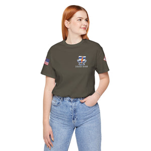 102d SSB - Sleeve with USA/2TSB - Unisex Jersey Short Sleeve Tee
