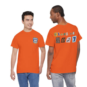 WHS Class of 2027 - Adult Sizes - Unisex Heavy Cotton Tee