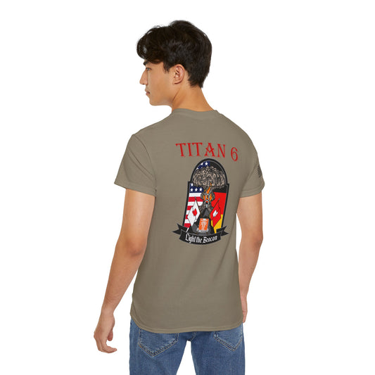 Titan 6 Call Sign -  Flag on Sleeve - USANEC-S - Ultra Cotton Tee