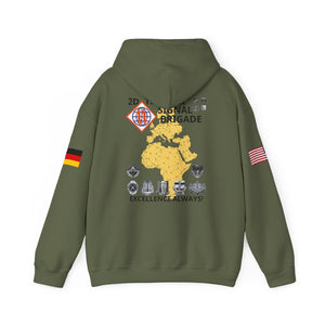 52D SSB - Flags on Sleeves - Unisex Heavy Blend™ Hooded Sweatshirt