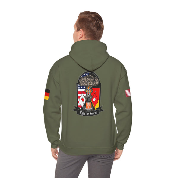 USANEC-S  Flags on Sleeves  Unisex Heavy Blend™ Hooded Sweatshirt