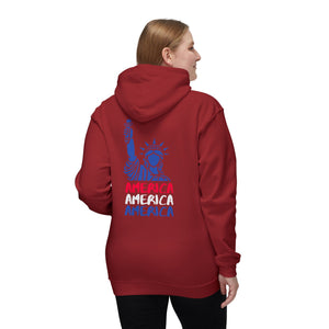 America x3!!! - Unisex Hooded Sweatshirt, Made in US