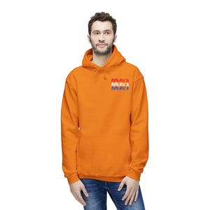 America x 3 - Unisex Hooded Sweatshirt, Made in USA
