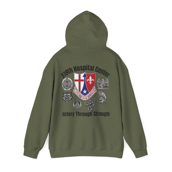 Elite Coach - 512th Field Hospital - Unisex Heavy Blend™ Hooded Sweatshirt