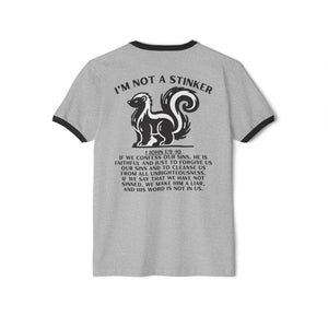 I'M A STINKER - Unisex Cotton Ringer T-Shirt