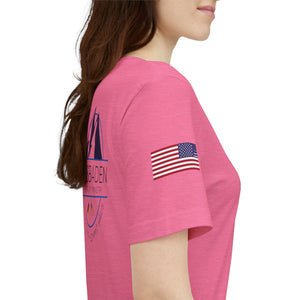 WHM - Flags on Sleeves - Unisex Jersey Short Sleeve Tee