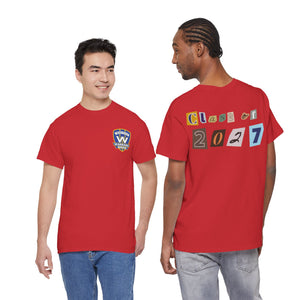 WHS Class of 2027 - Adult Sizes - Unisex Heavy Cotton Tee